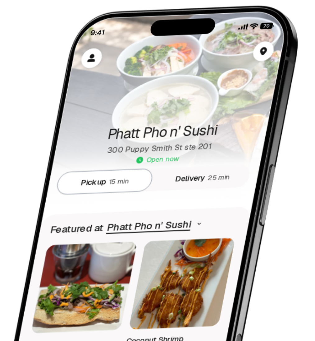 Phatt Pho n' Sushi app preview