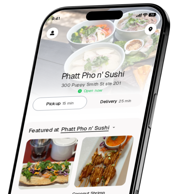 Phatt Pho n' Sushi app preview